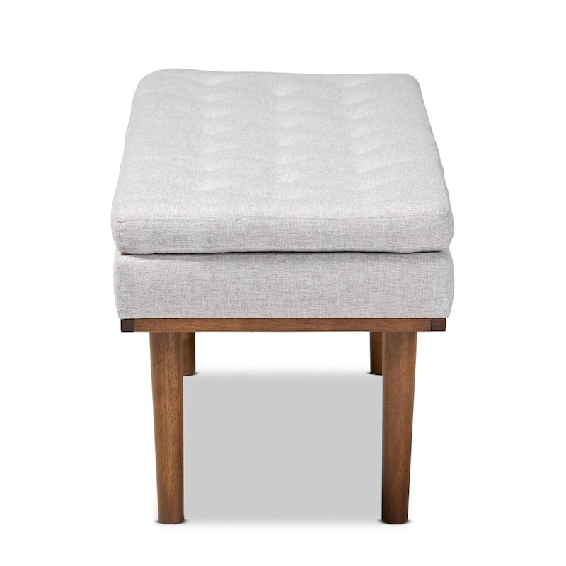 Carson Carrington Ufas Mid-century Modern Upholstered Bench