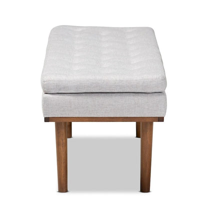 Carson Carrington Ufas Mid-century Modern Upholstered Bench