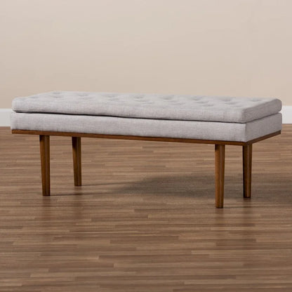 Carson Carrington Ufas Mid-century Modern Upholstered Bench