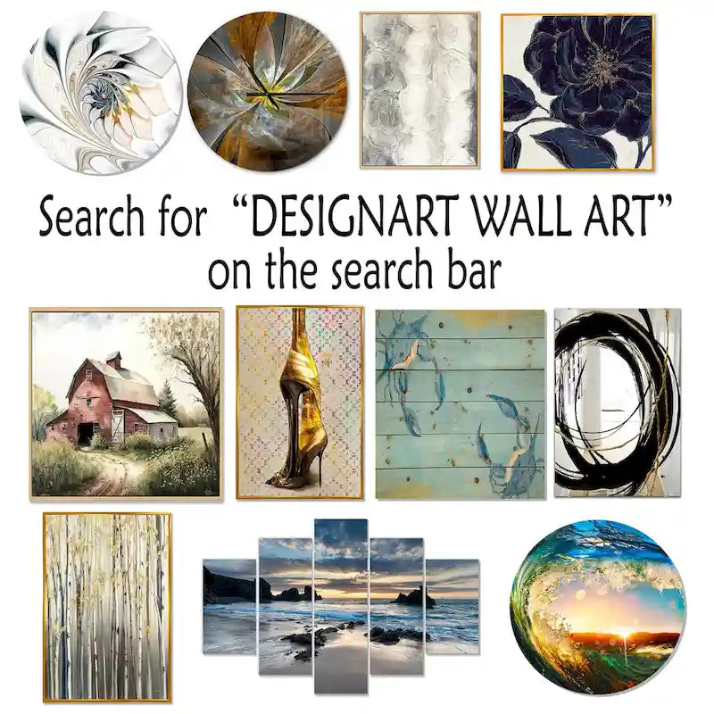 Designart Retro Abstract Drops XI Upholstered Modern Geometric Accent Chair and Modern & Contemporary Arm Chair