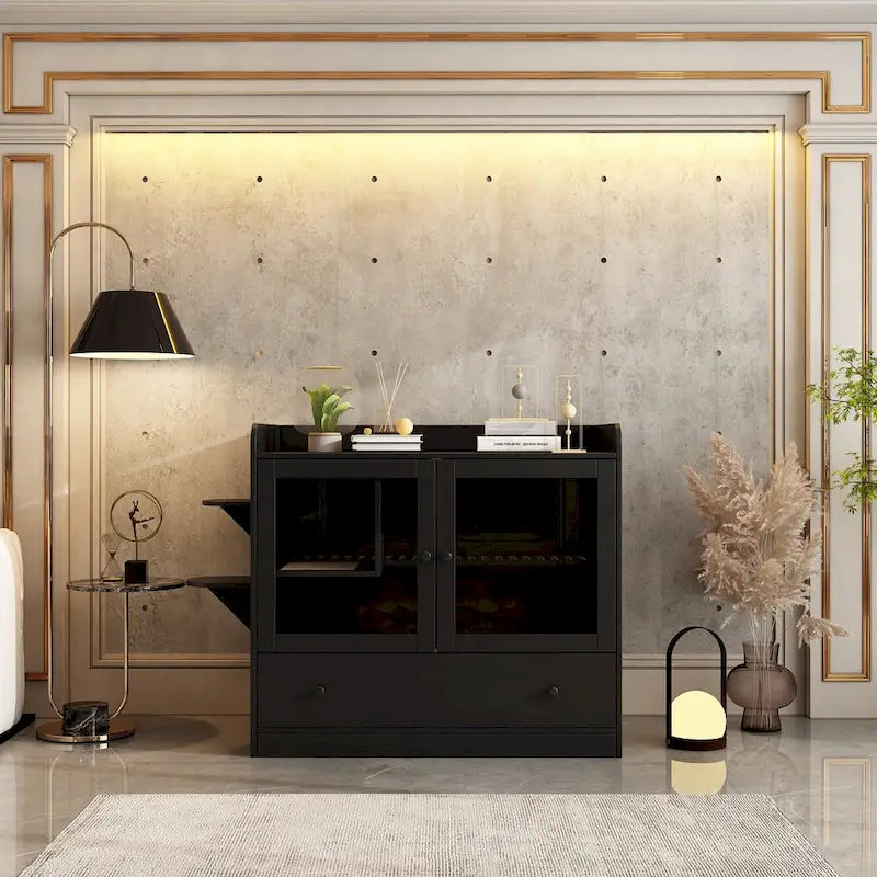 40 Cat-Friendly Litter Box Enclosure with Storage Bookcase Cabinet