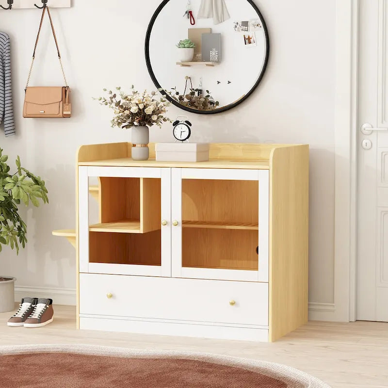 40 Cat-Friendly Litter Box Enclosure with Storage Bookcase Cabinet