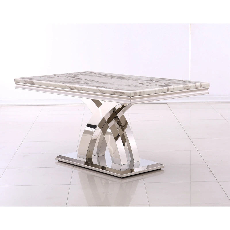 Black Dining Room Table with Polished Gold Metal Legs