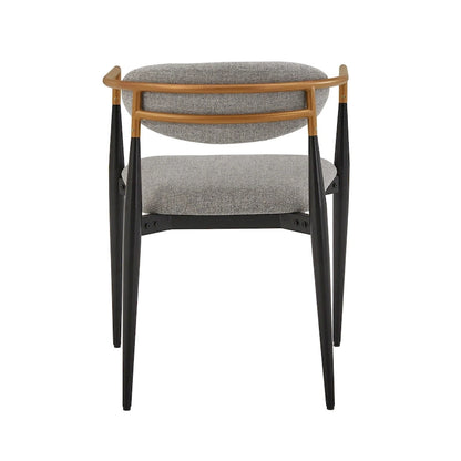 Decatur Mid-century Dining Chair with Two-tone Copper & Black Finish (Set of 2) by iNSPIRE Q Modern