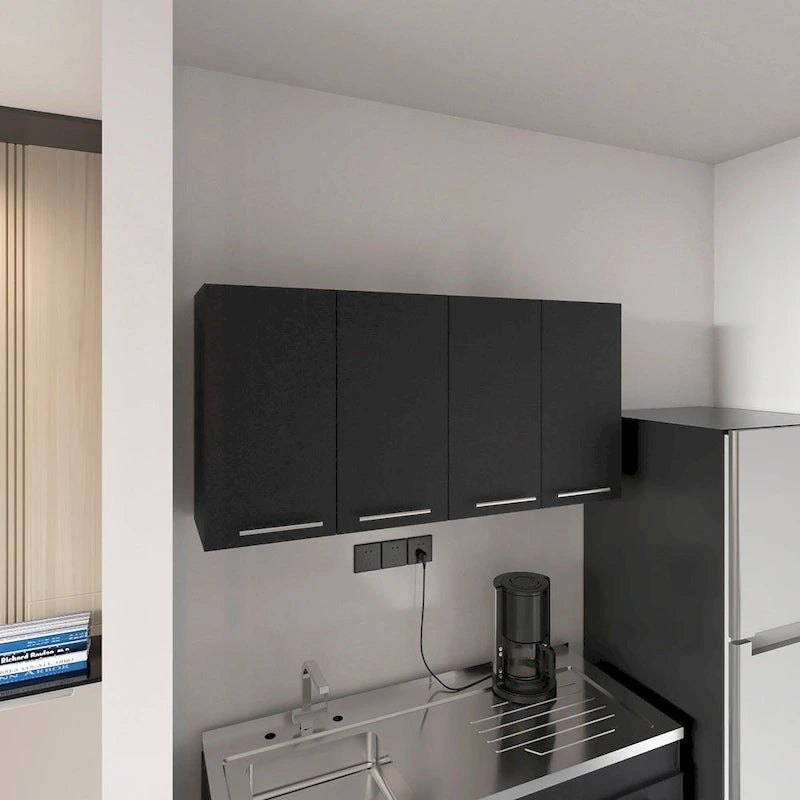 FM Furniture Sitka Wall Cabinet, Two Spacious Divisions