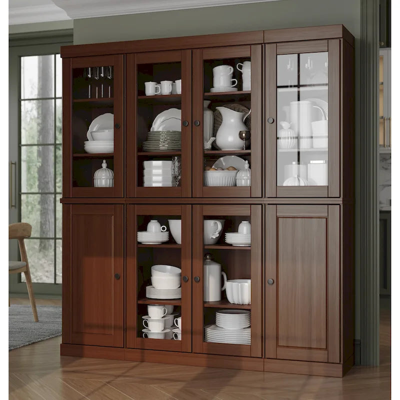 100% Solid Wood 65 Kitchen China Pantry Buffet by Palace Imports - 65 x 71.5