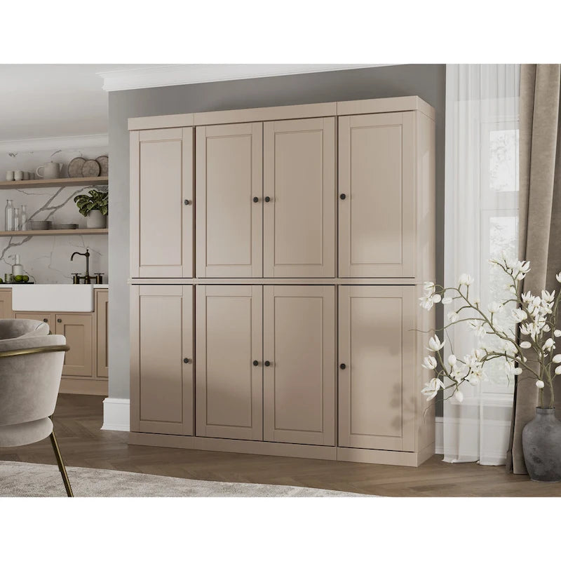 100% Solid Wood 65 Kitchen China Pantry Buffet by Palace Imports - 65 x 71.5