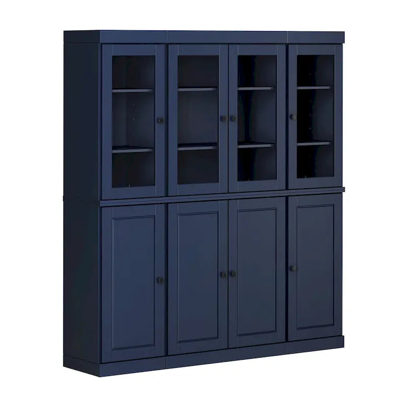 100% Solid Wood 65 Kitchen China Pantry Buffet by Palace Imports - 65 x 71.5