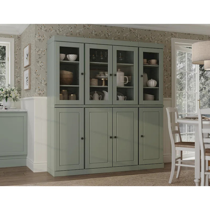 100% Solid Wood 65 Kitchen China Pantry Buffet by Palace Imports - 65 x 71.5