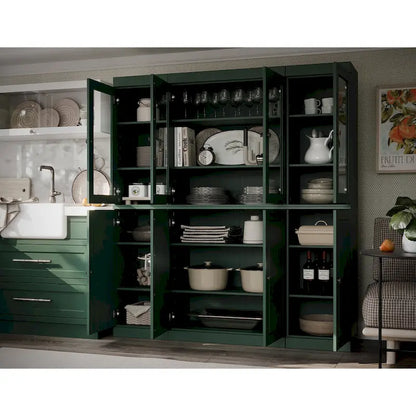 100% Solid Wood 65 Kitchen China Pantry Buffet by Palace Imports - 65 x 71.5