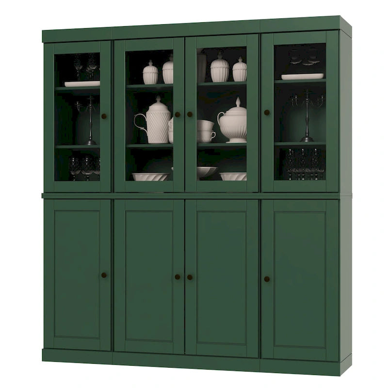100% Solid Wood 65 Kitchen China Pantry Buffet by Palace Imports - 65 x 71.5
