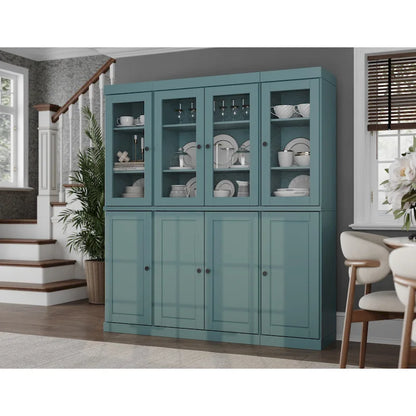 100% Solid Wood 65 Kitchen China Pantry Buffet by Palace Imports - 65 x 71.5