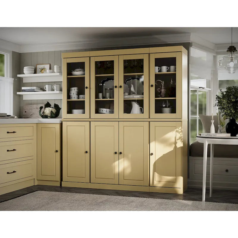 100% Solid Wood 65 Kitchen China Pantry Buffet by Palace Imports - 65 x 71.5