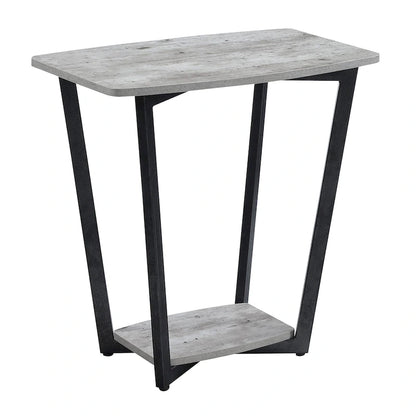 Convenience Concepts Graystone End Table with Shelf