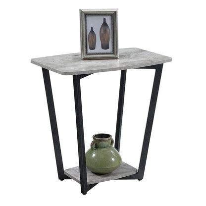 Convenience Concepts Graystone End Table with Shelf