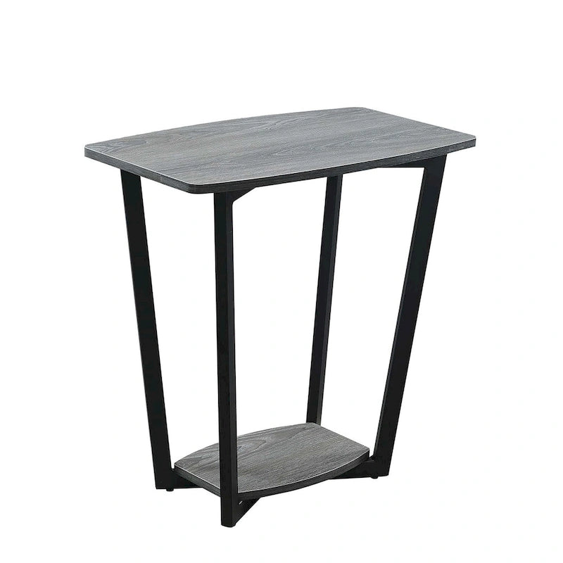 Convenience Concepts Graystone End Table with Shelf