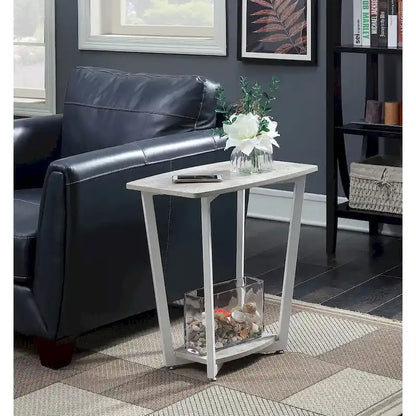 Convenience Concepts Graystone End Table with Shelf