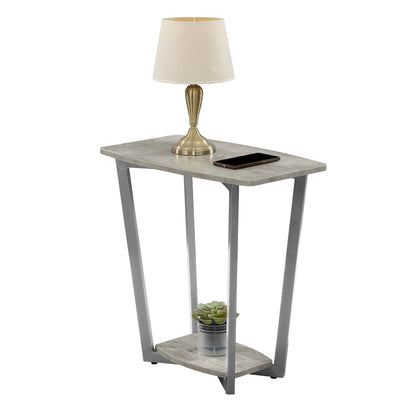 Convenience Concepts Graystone End Table with Shelf