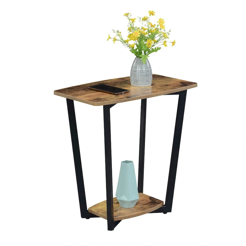 Convenience Concepts Graystone End Table with Shelf