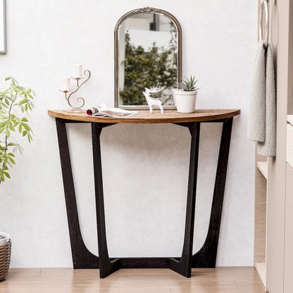 COZAYH Rustic Farmhouse End Table, French Country Accent Coffee Table for Family, Small Spaces