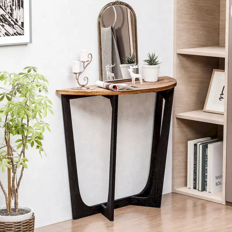 COZAYH Rustic Farmhouse End Table, French Country Accent Coffee Table for Family, Small Spaces