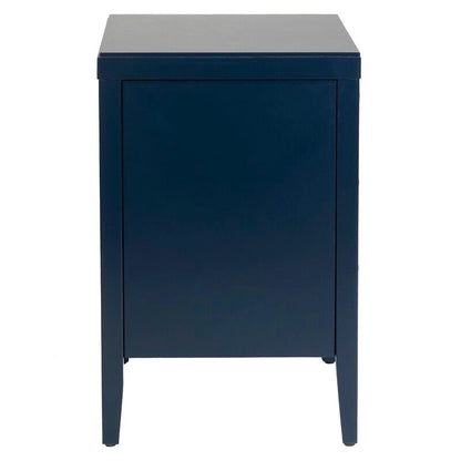 Painted Wood Storage Nightstand With Drawers by East at Main