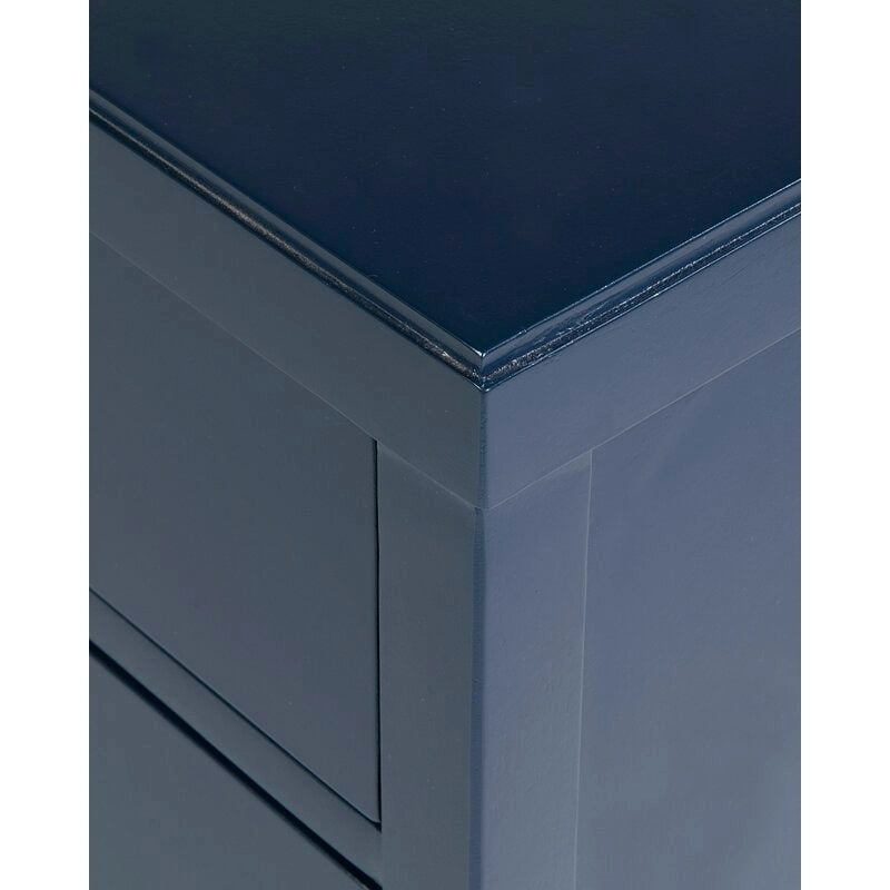 Painted Wood Storage Nightstand With Drawers by East at Main