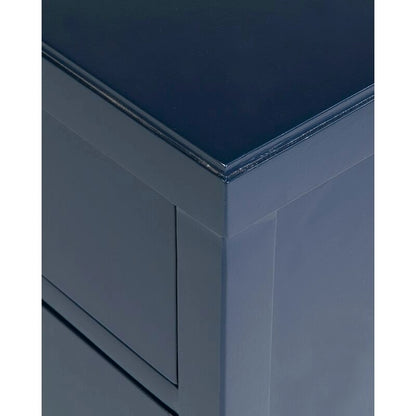 Painted Wood Storage Nightstand With Drawers by East at Main