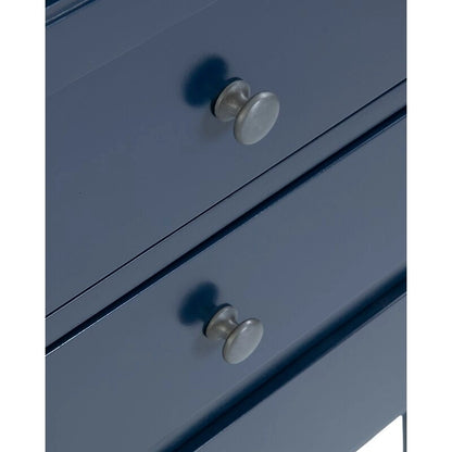 Painted Wood Storage Nightstand With Drawers by East at Main