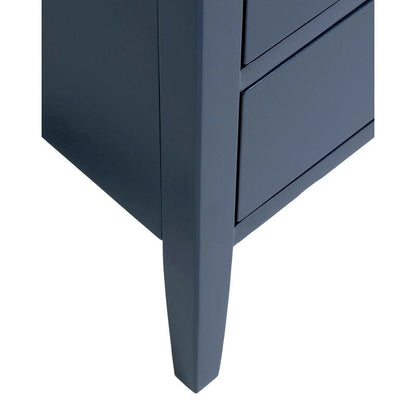 Painted Wood Storage Nightstand With Drawers by East at Main