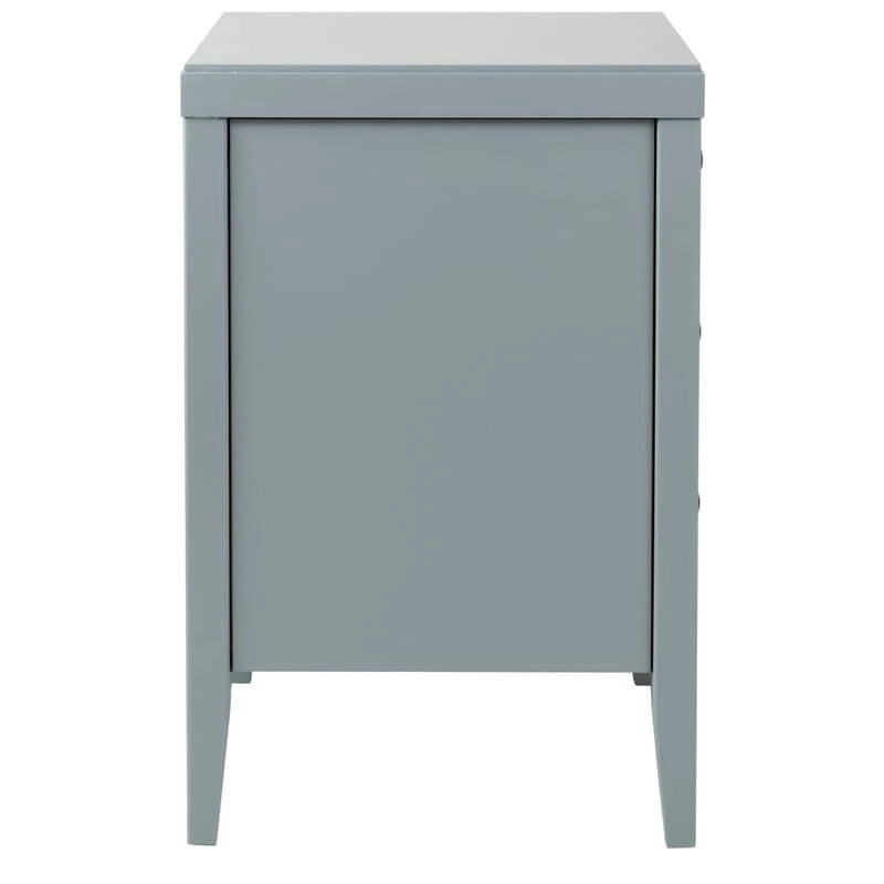 Painted Wood Storage Nightstand With Drawers by East at Main