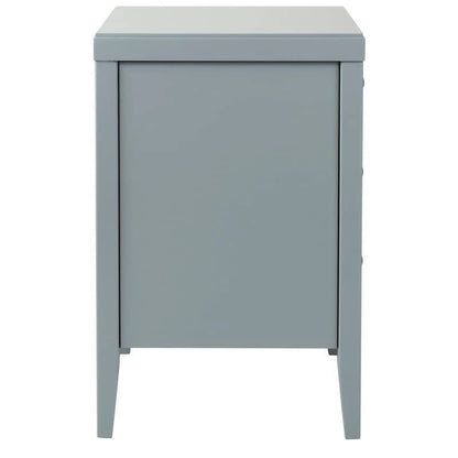 Painted Wood Storage Nightstand With Drawers by East at Main