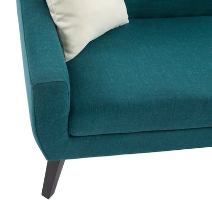 3-Piece Tufted Linen Armchair and Loveseat Set