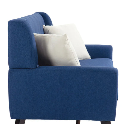 3-Piece Tufted Linen Armchair and Loveseat Set
