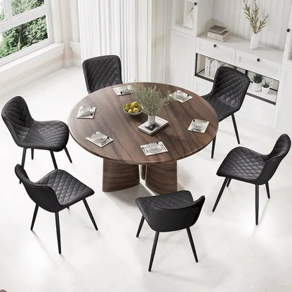 Dining Chairs Set of 2 Modern Leather Upholstered Dining Room Chair