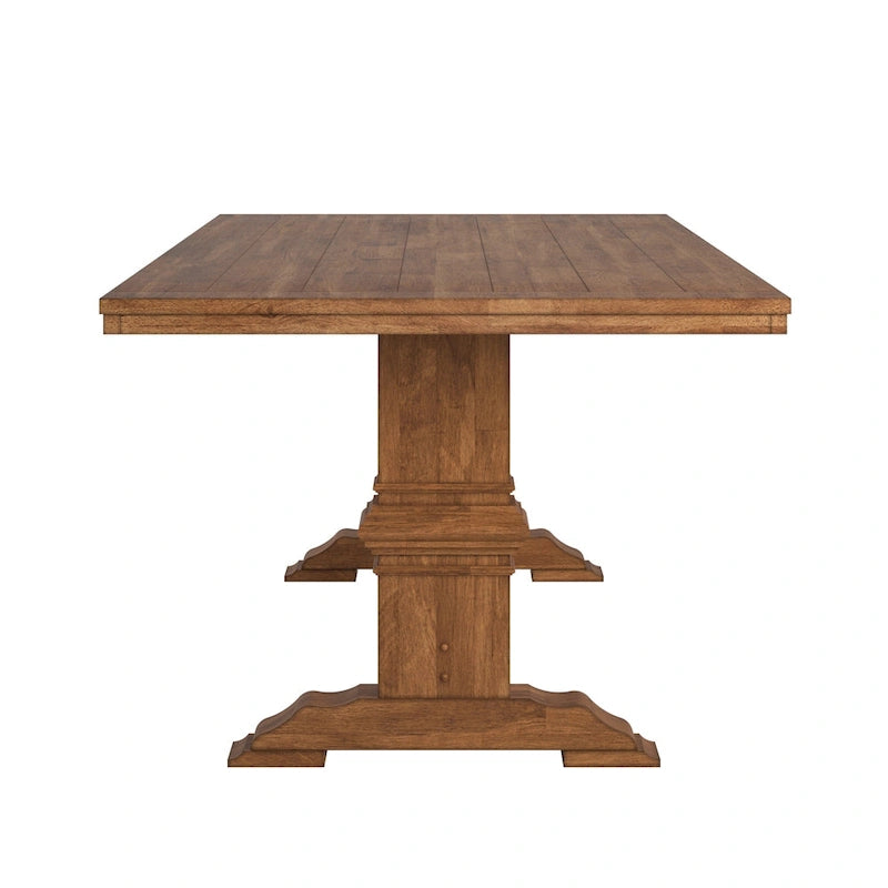 Eleanor Two-tone Solid Wood Top Dining Table by iNSPIRE Q Classic