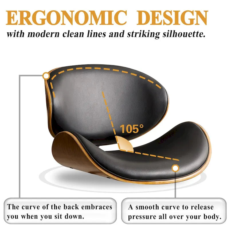 Corvus Madonna Mid-century Accent Chair