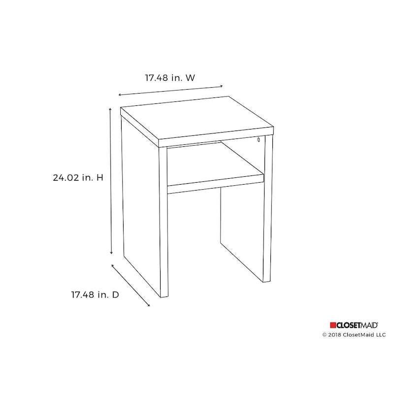 ClosetMaid Modular End Table