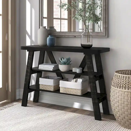 Maison Farmhouse 47-inch 2-Open Shelf Console Table