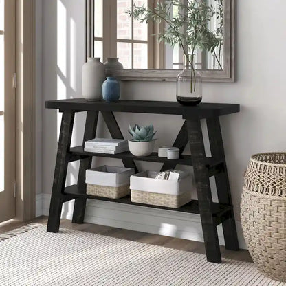 Maison Farmhouse 47-inch 2-Open Shelf Console Table