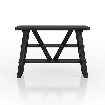 Maison Farmhouse 47-inch 2-Open Shelf Console Table