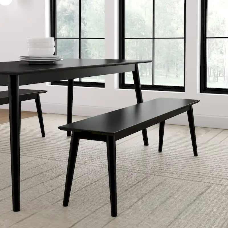 Plank and Beam Mid-Century Modern Dining Bench - 59