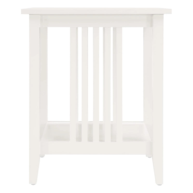 Porch & Den Clifton Mission Medium Oak Wood Finish Side Table