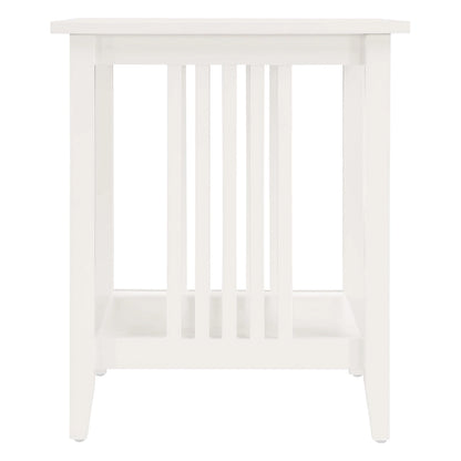 Porch & Den Clifton Mission Medium Oak Wood Finish Side Table