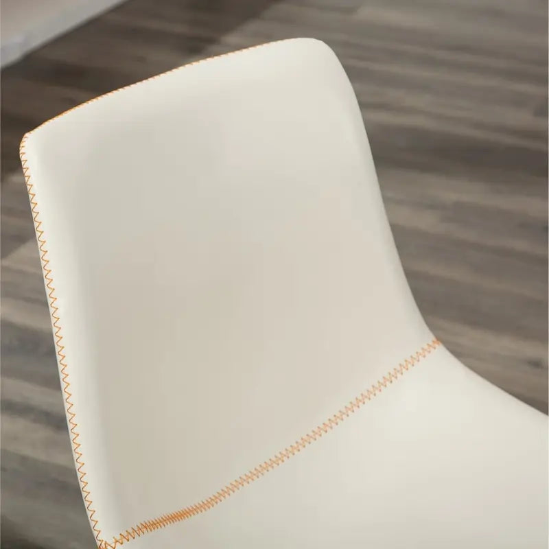 Carbon Loft Inyo Faux Leather Armless Dining Chairs (Set of 2)