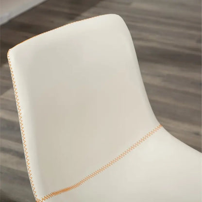 Carbon Loft Inyo Faux Leather Armless Dining Chairs (Set of 2)