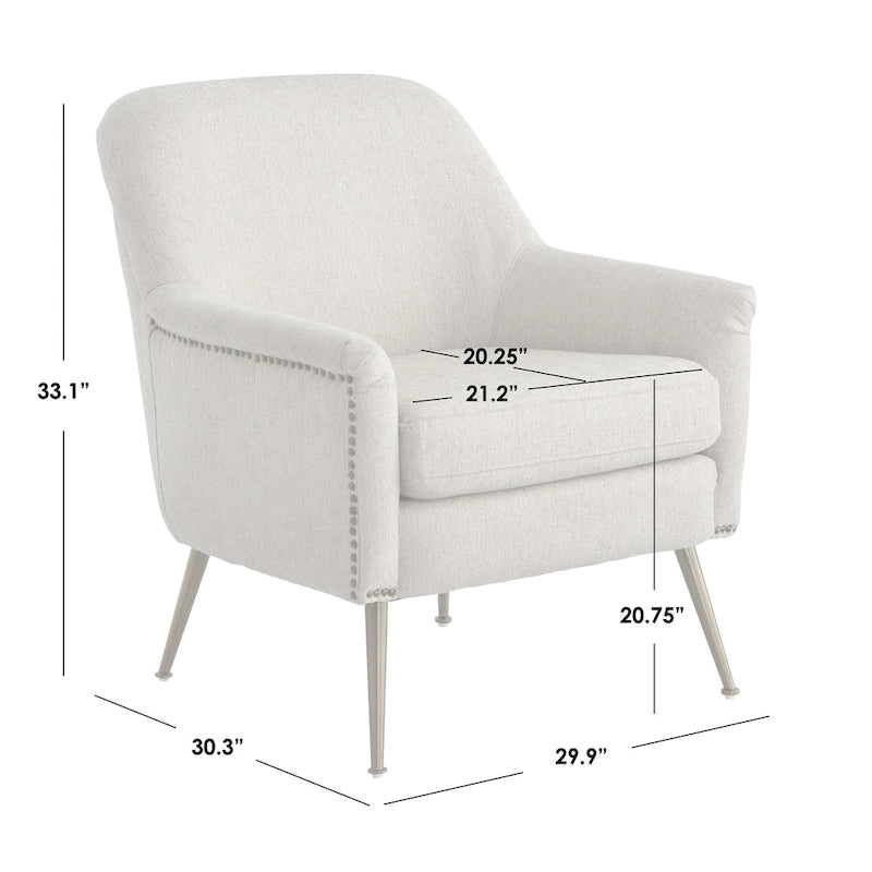 Lifestorey Vita Mid-century Upholstered Accent Chair