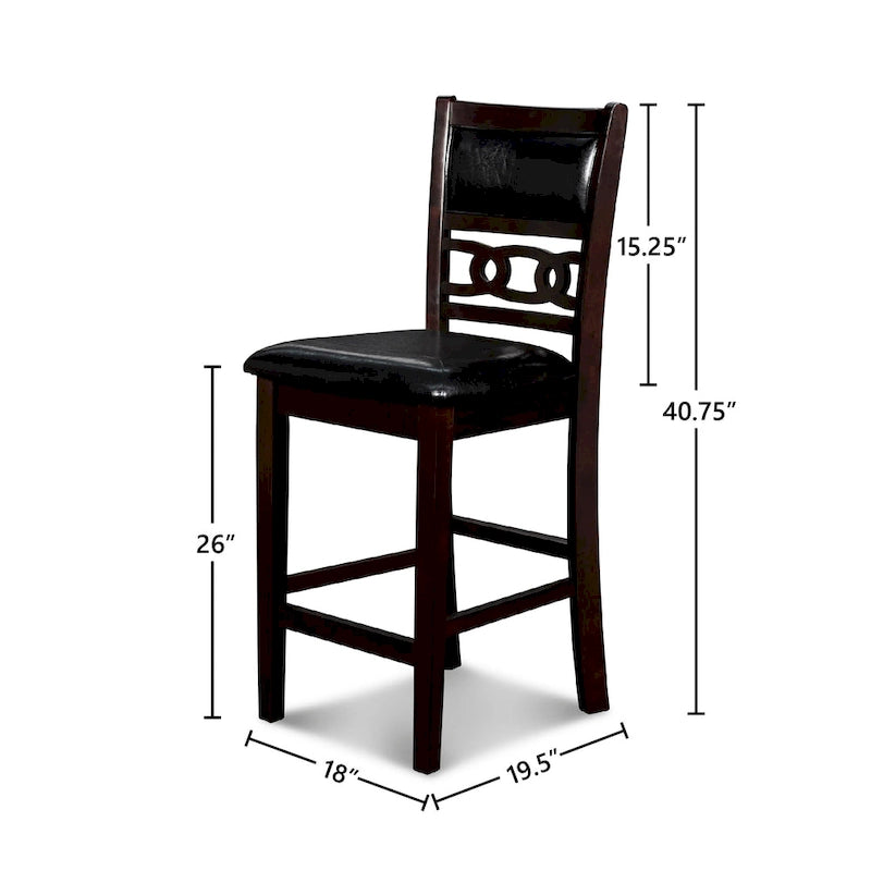 New Classic Furniture Cavan 5-piece Round Counter Dining Set