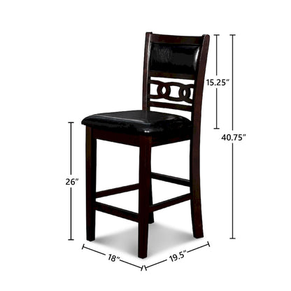 New Classic Furniture Cavan 5-piece Round Counter Dining Set