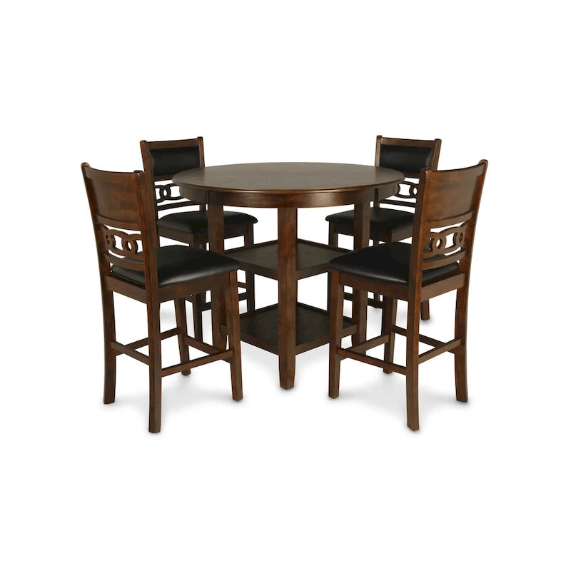 New Classic Furniture Cavan 5-piece Round Counter Dining Set